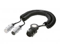 Adapteranschlussstecker 15-polig 24N + 24S Alu - (ISO12098 / ISO 1185 + ISO 3731)